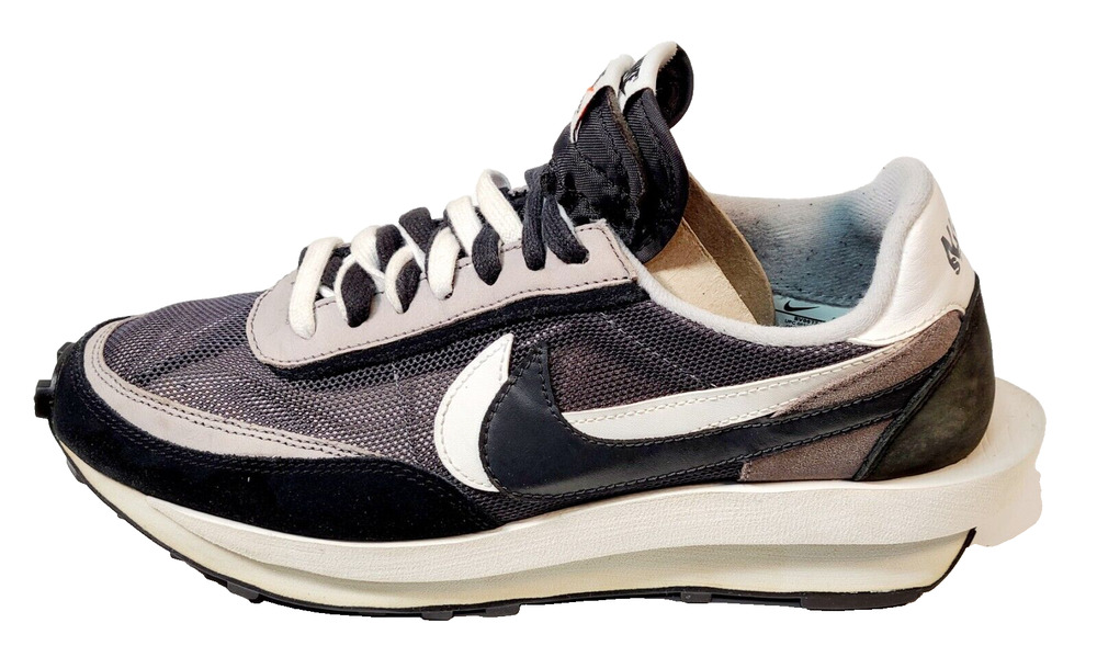 Nike sacai x LDWaffle 'Black' Men's Size 10 Athletic Running Shoes BV0073-001